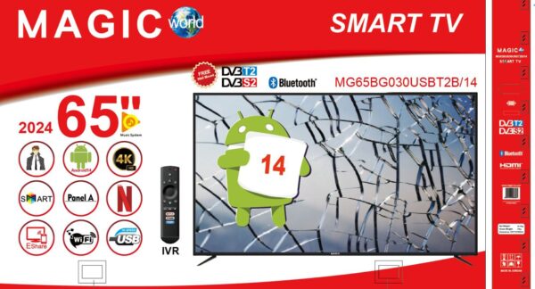 MAGIC LED 65 Inch Smart TV, 4K UHD Unbreakable - Image 2