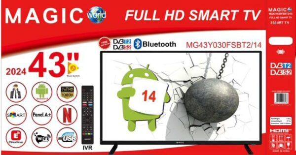 MAGIC LED 43 Inch Smart TV Unbreakable